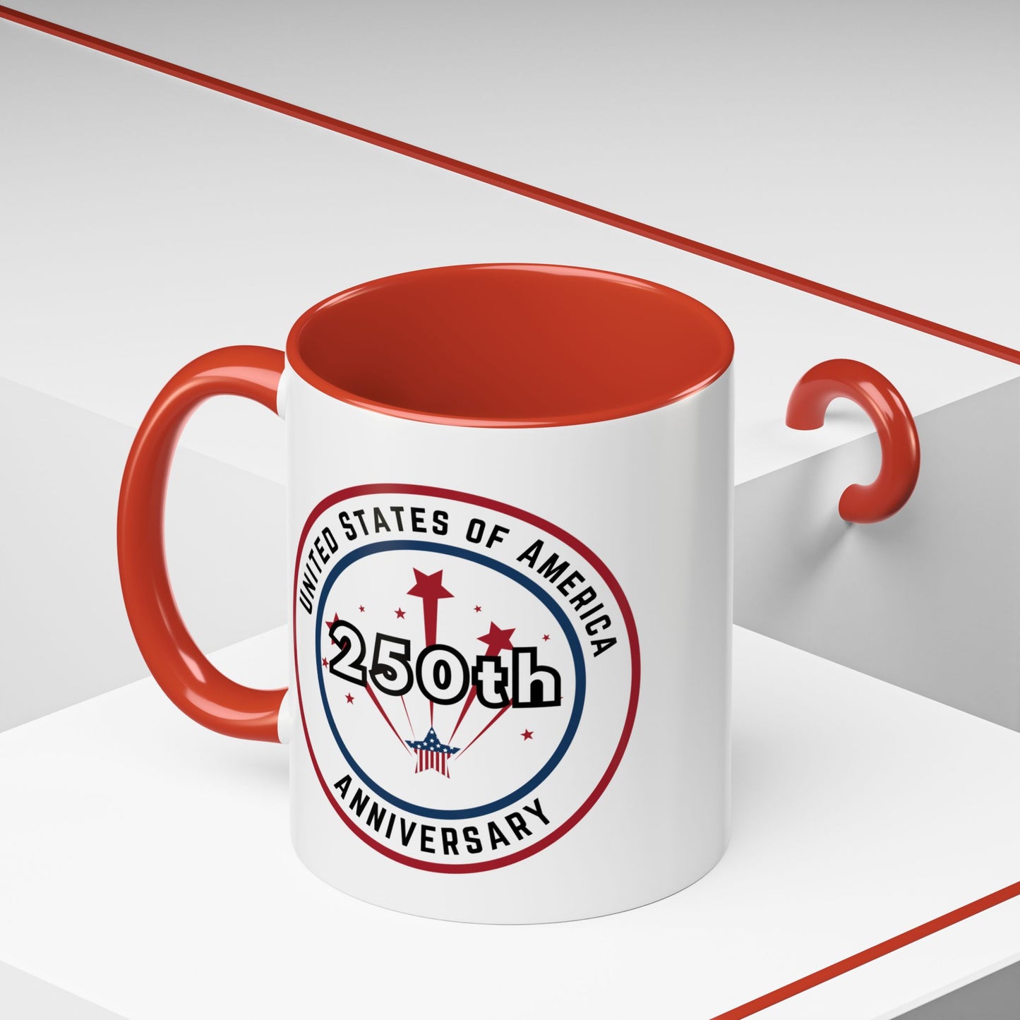 USA Anniversary 250th Birthday Mug - 11oz