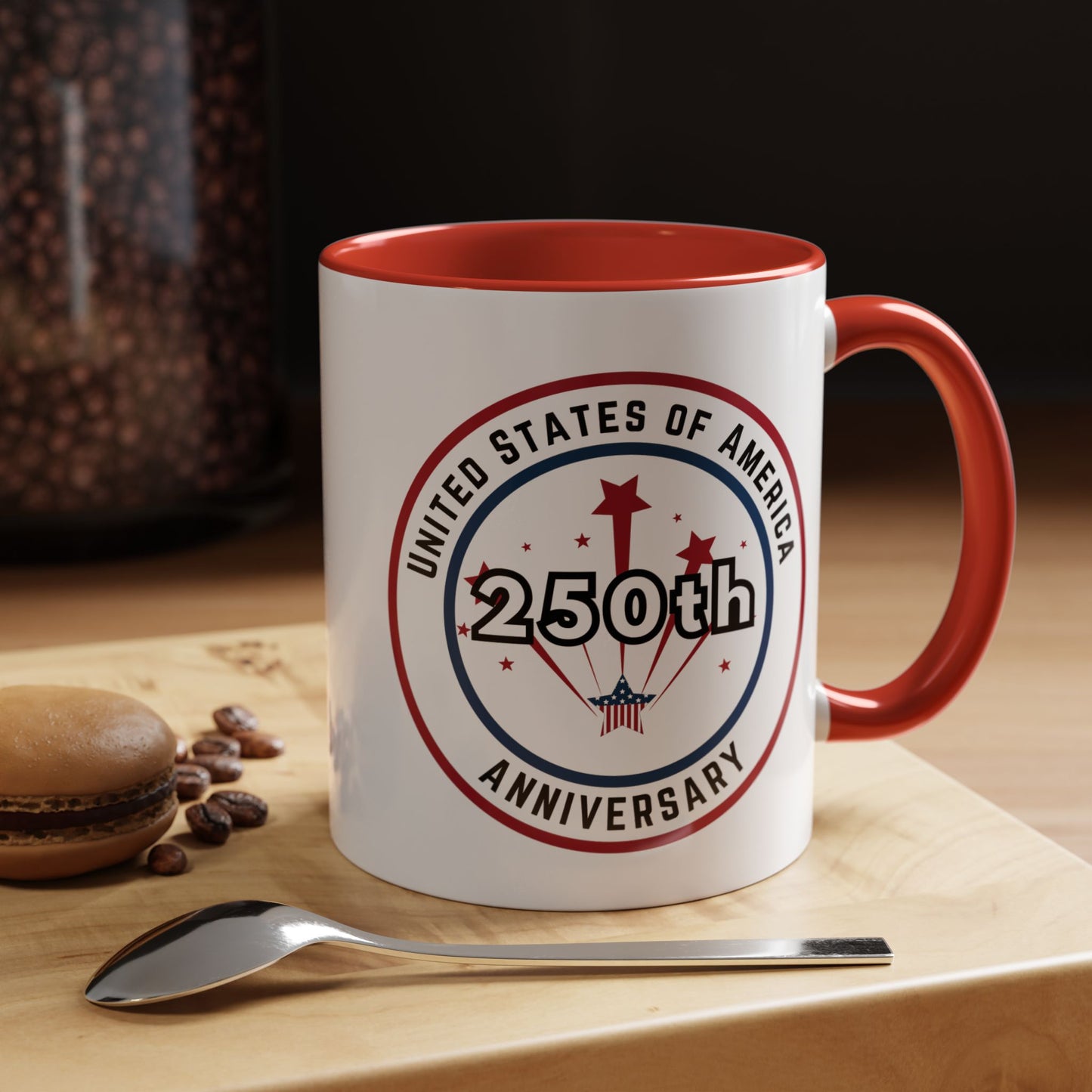 USA Anniversary 250th Birthday Mug - 11oz