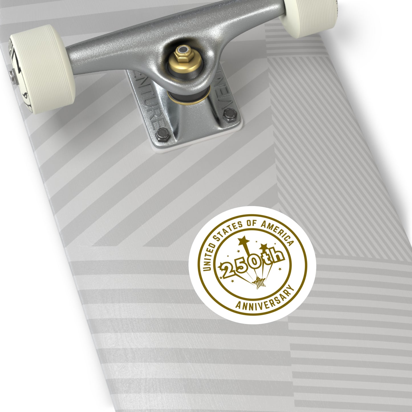 GOLD Happy 250 years America - Sticker