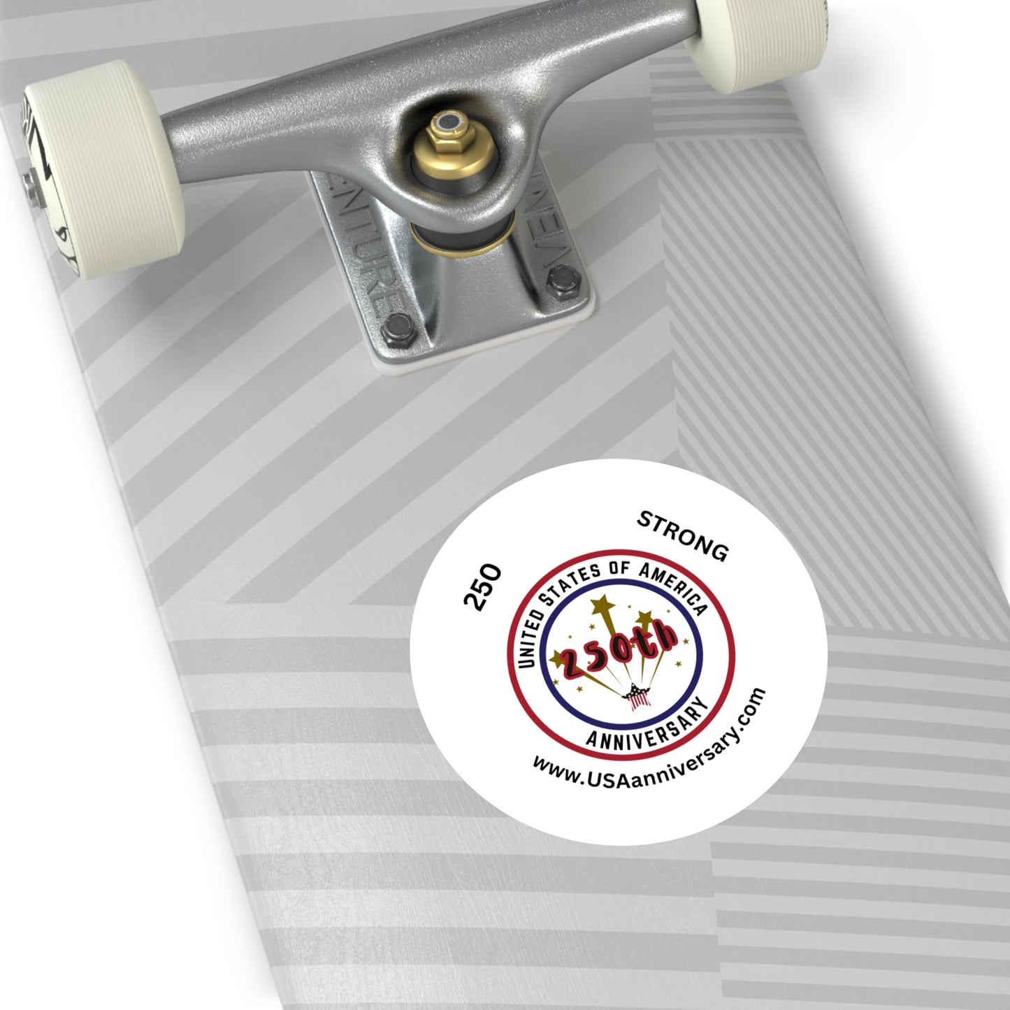 USA 250th Anniversary Round Stickers, Indoor\Outdoor
