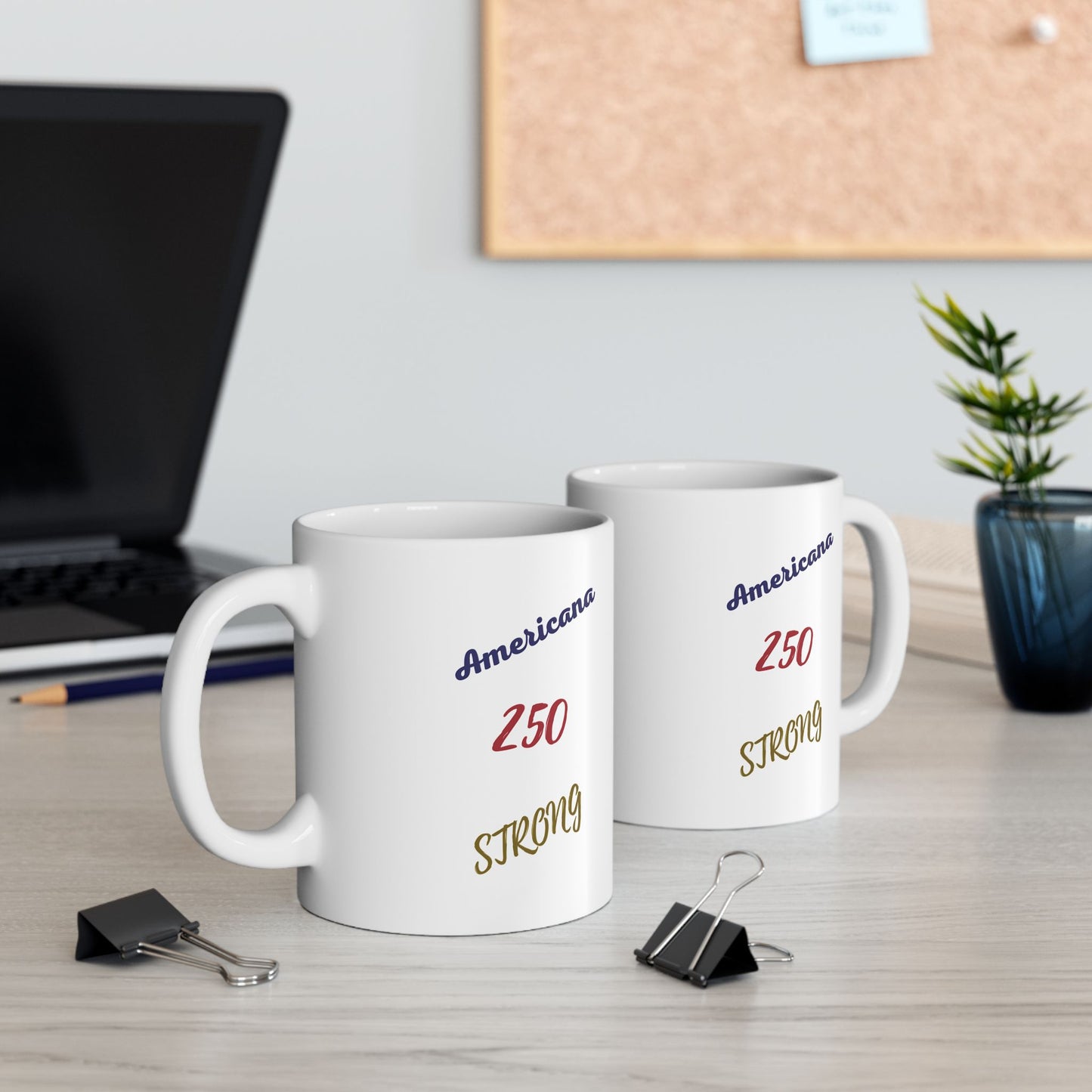 Americana 250 STRONG Coffee Mug, (11oz, 15oz)