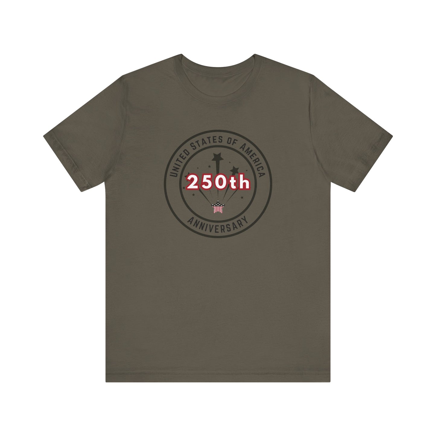 250th Anniversary USA T-Shirt - Celebrate America with our Patriotic Design!