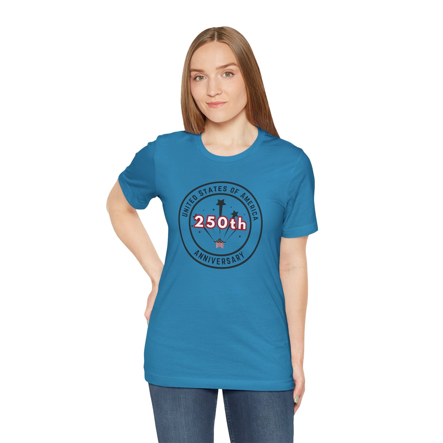 250th Anniversary USA T-Shirt - Celebrate America with our Patriotic Design!