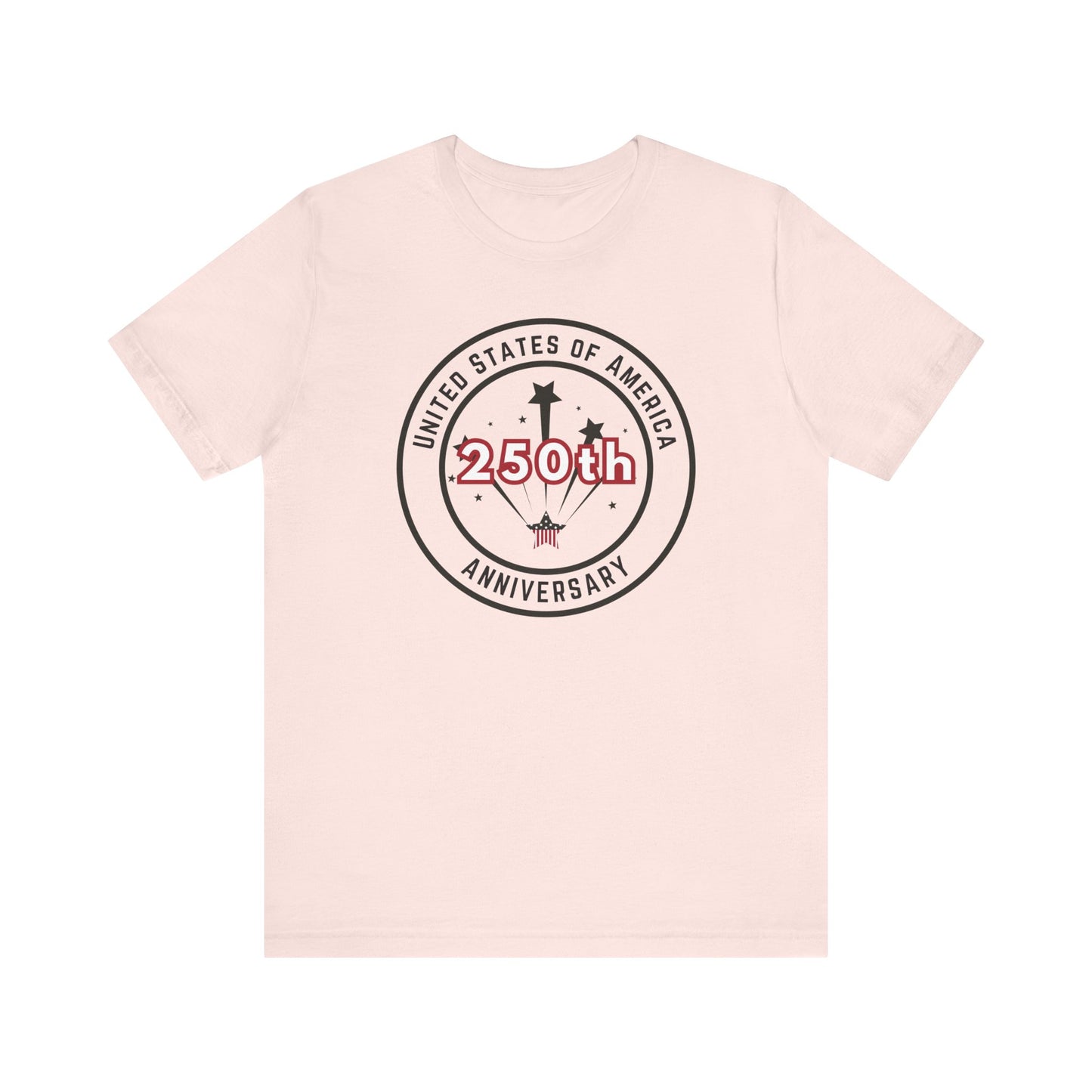250th Anniversary USA T-Shirt - Celebrate America with Patriotic Red, White & Blue Design!