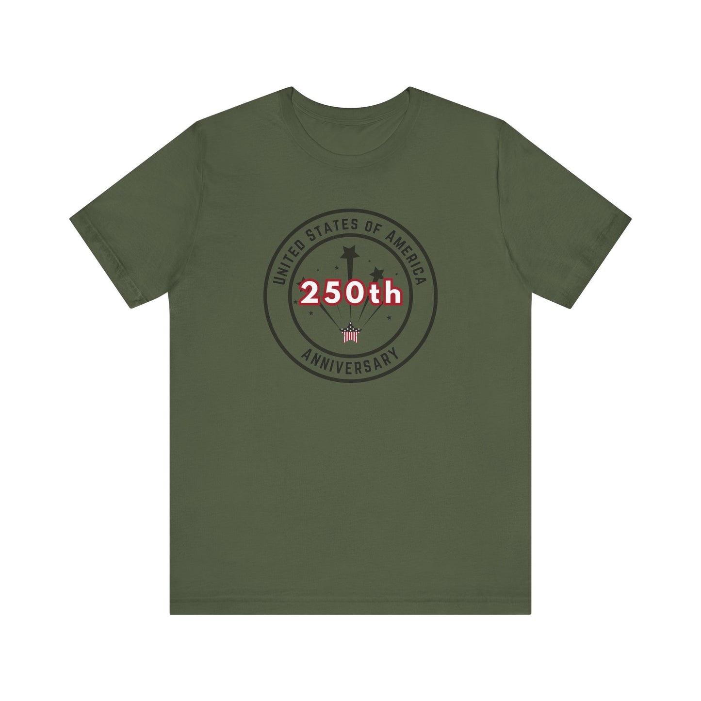 250th Anniversary USA T-Shirt - Celebrate America with our Patriotic Design!