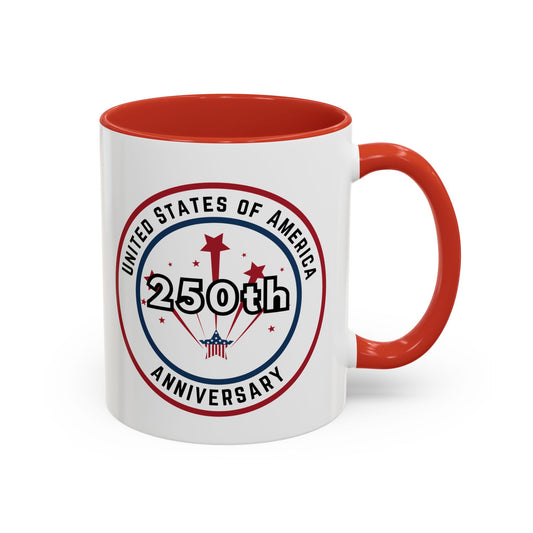 USA Anniversary 250th Birthday Mug  - 11oz