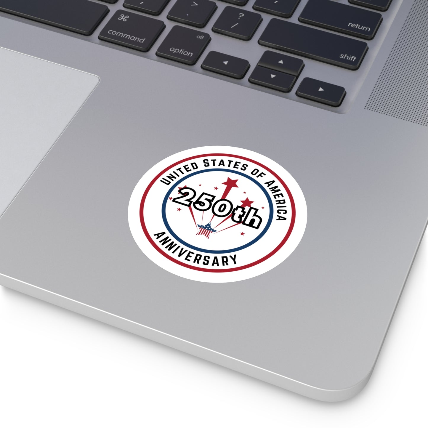 250 years of Americana Round Stickers, Indoor\Outdoor