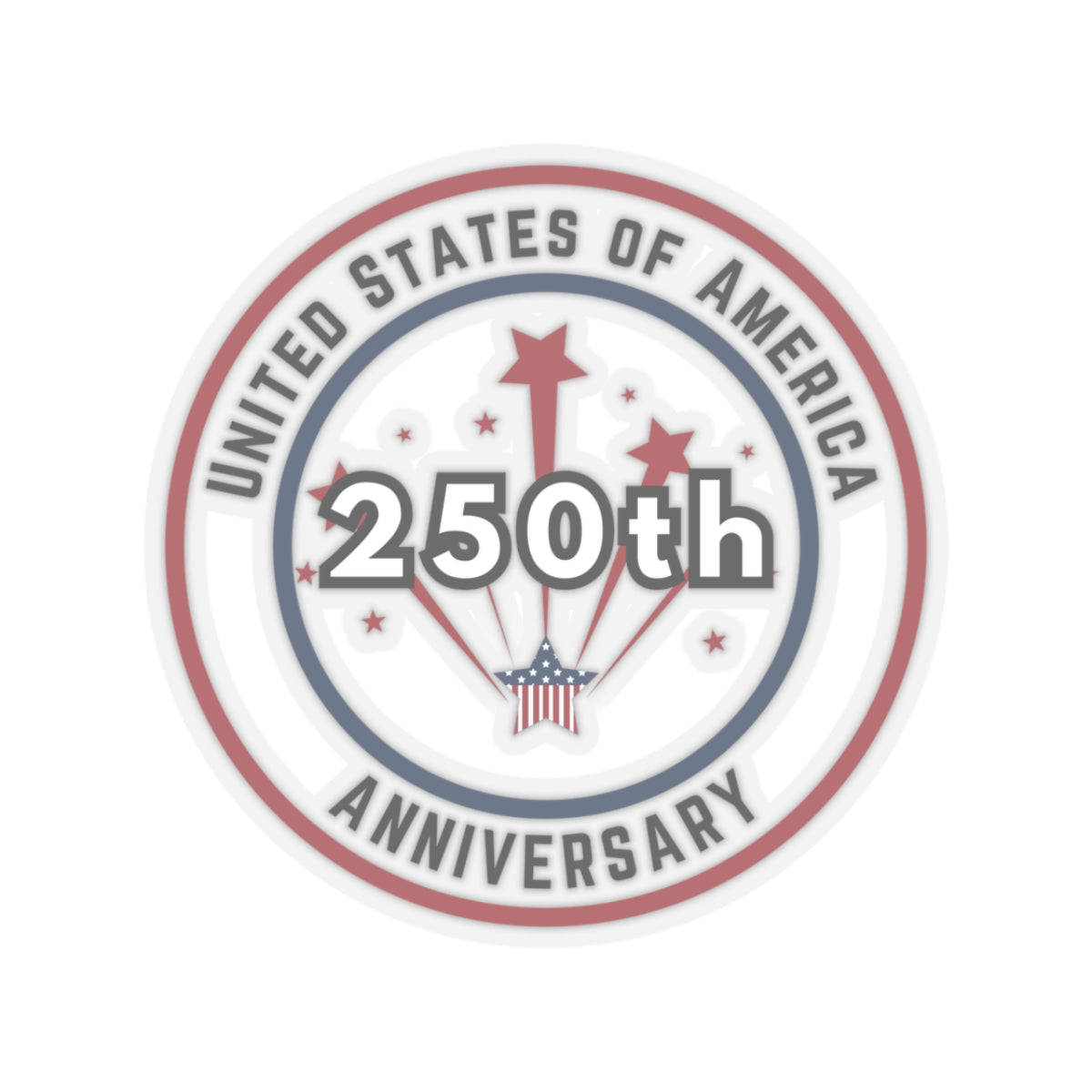 USA Anniversary - Kiss-Cut Stickers America 250