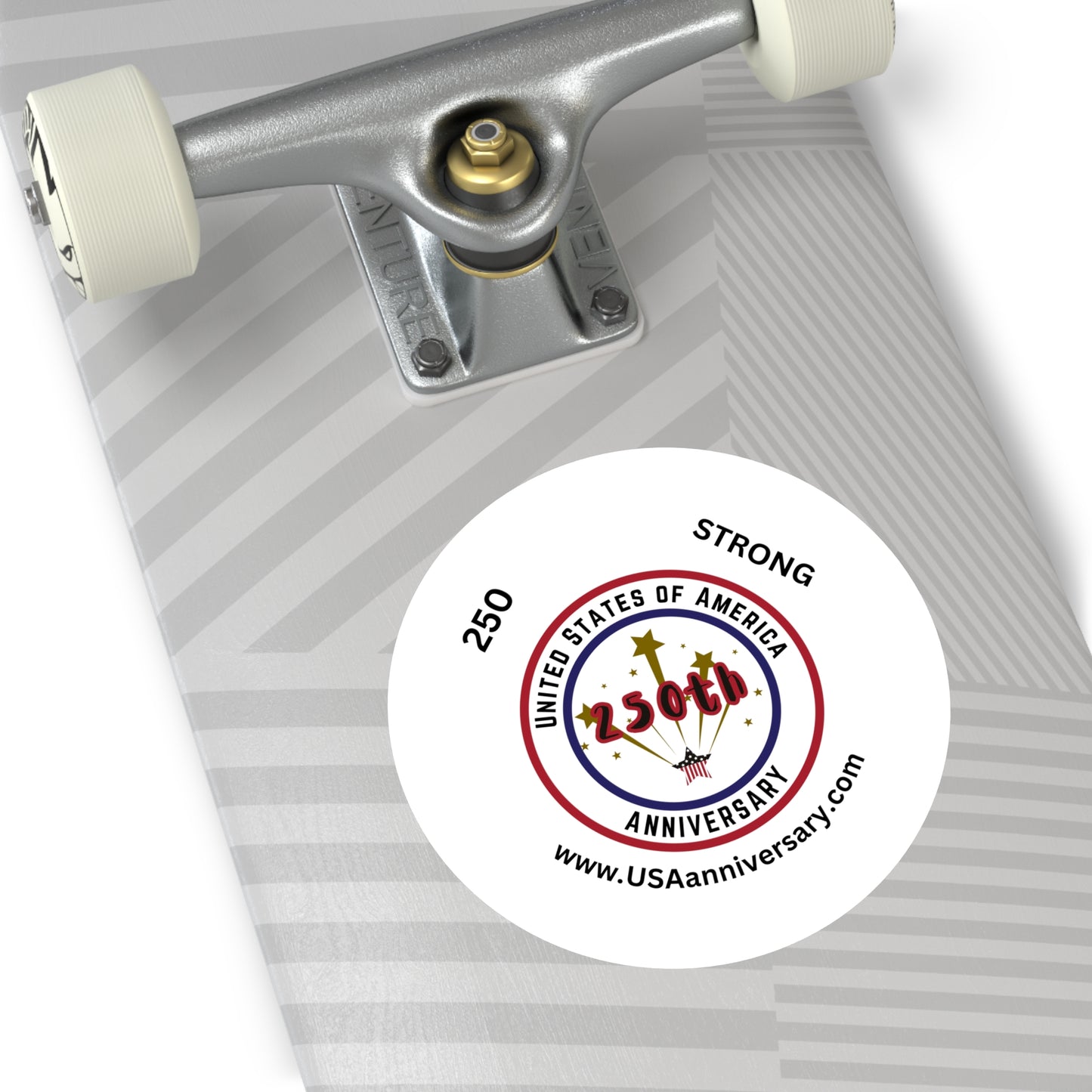 USA 250th Anniversary Round Stickers, Indoor\Outdoor
