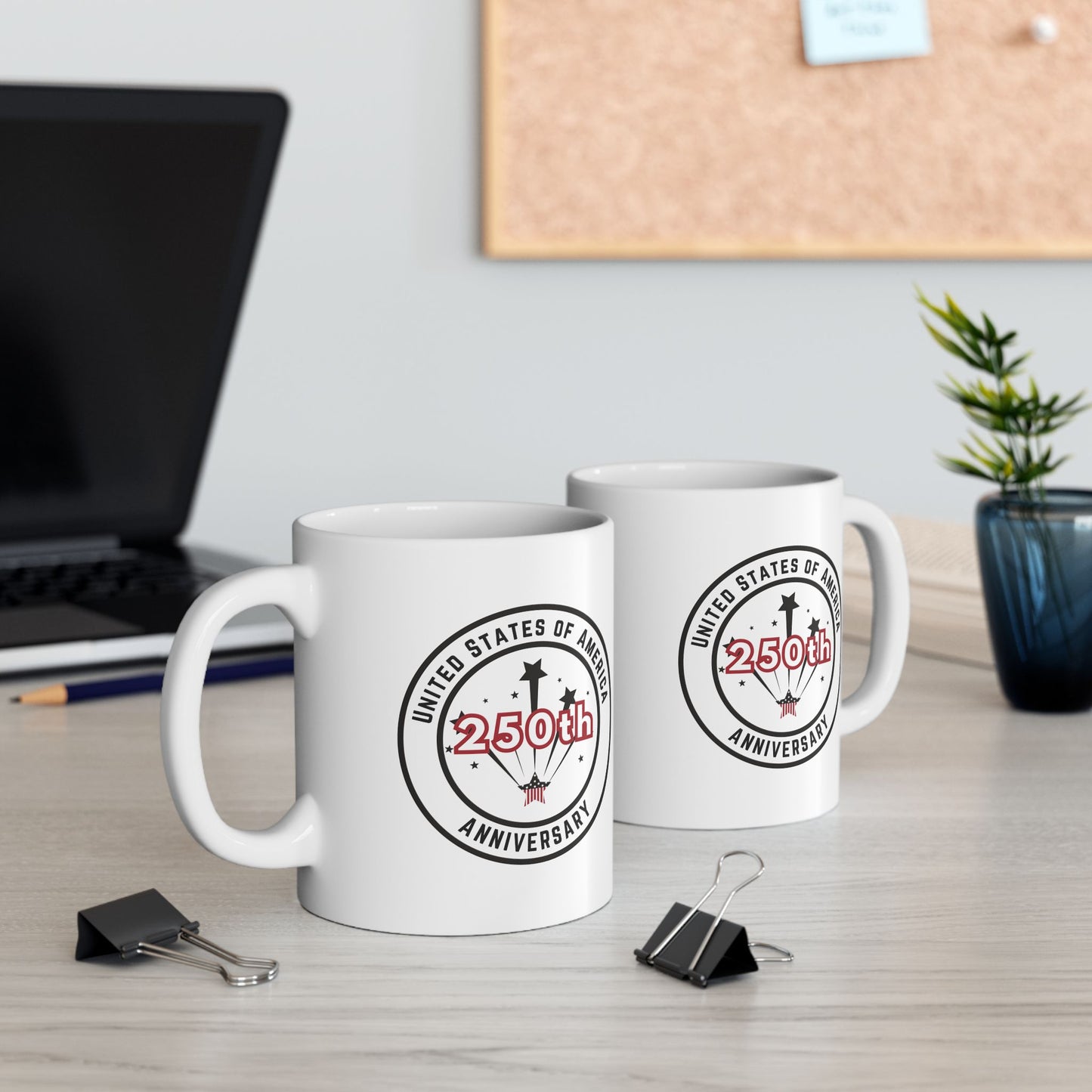 Happy 250 Anniversary  America Mug - 11oz